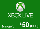 Microsoft Xbox Live -- $50 (GCC Store Works in GCC Only).