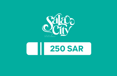 بطاقة هدايا سالا سيتي بقيمة 250 ريال سعودي